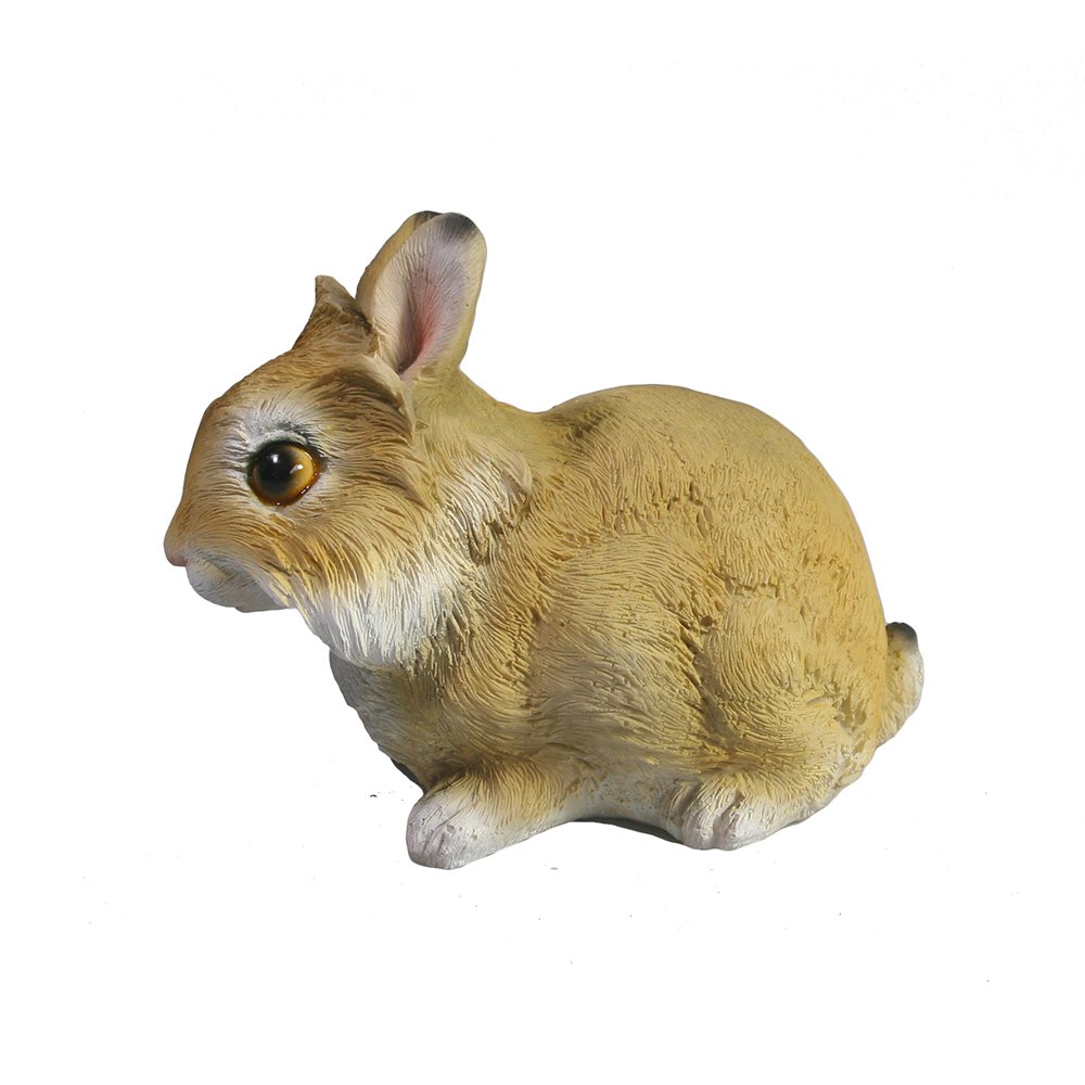 Фигура декоративная Пушистый кролик (бежевый) L13W7H10