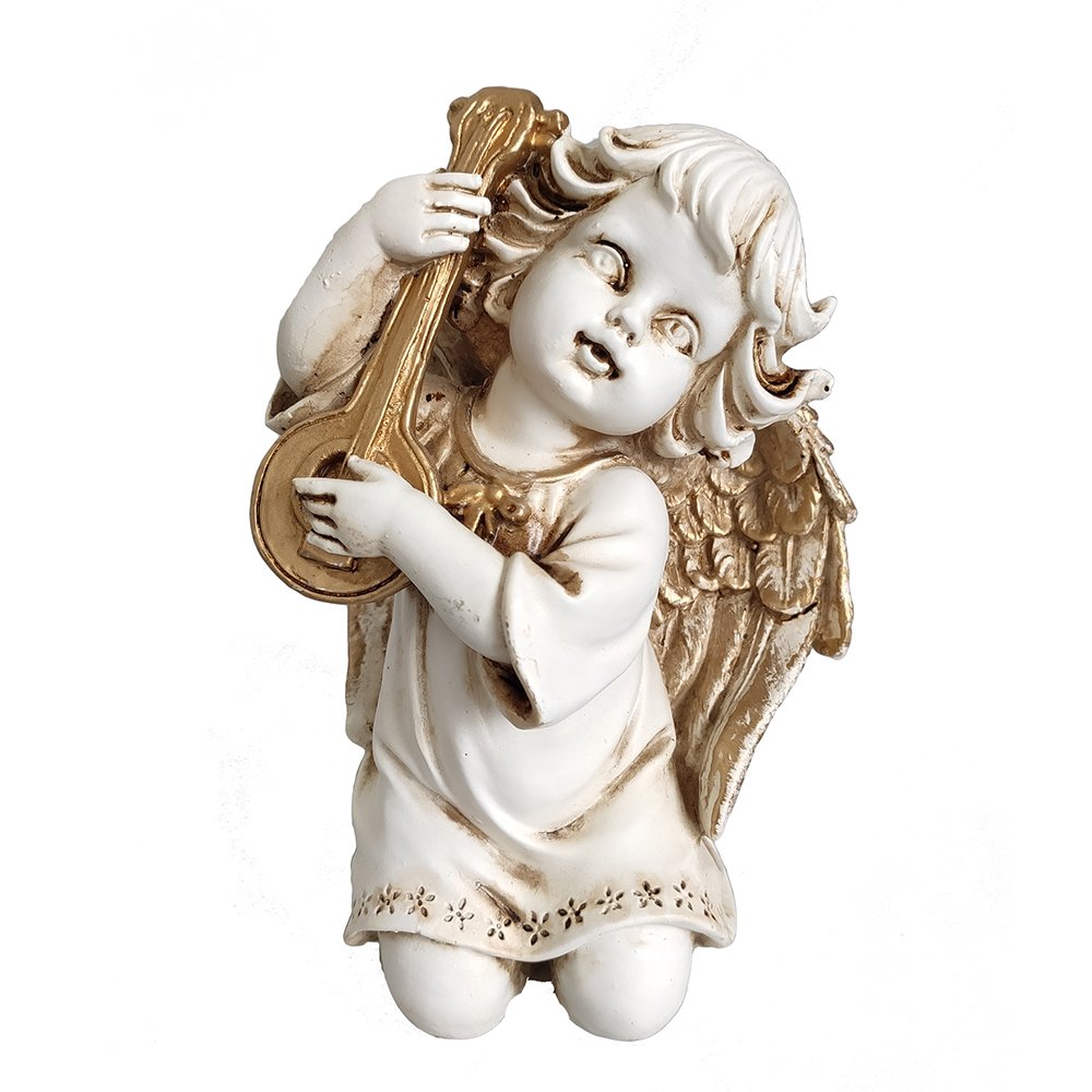 Фигура декоративная Ангел с домрой