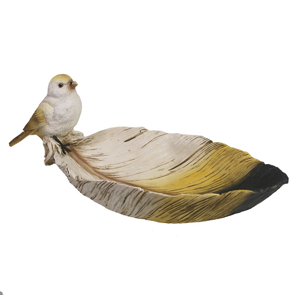 Декоративная подставка под мелочи Птичка на перышке (акрил), 26*10*10,5 см