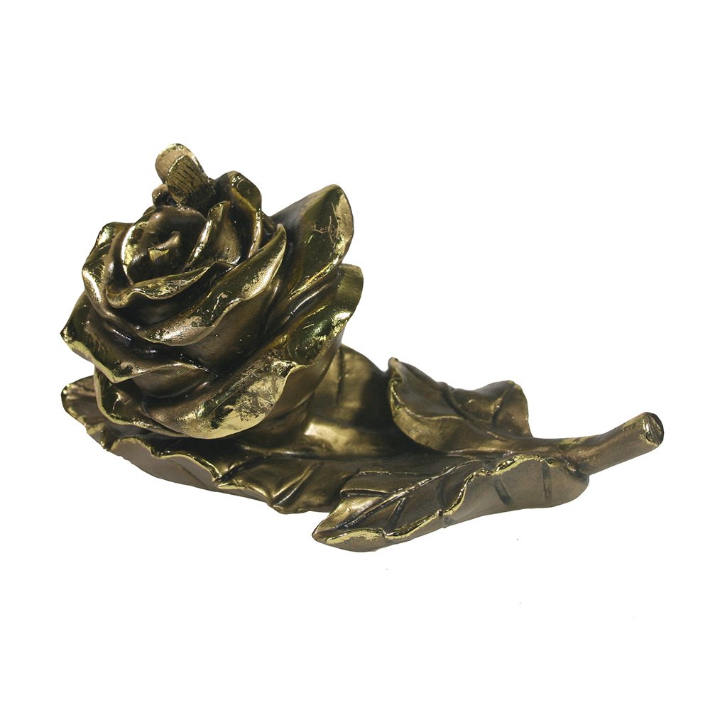 Фигура декоративная Роза (золото), 15*7*8,5см