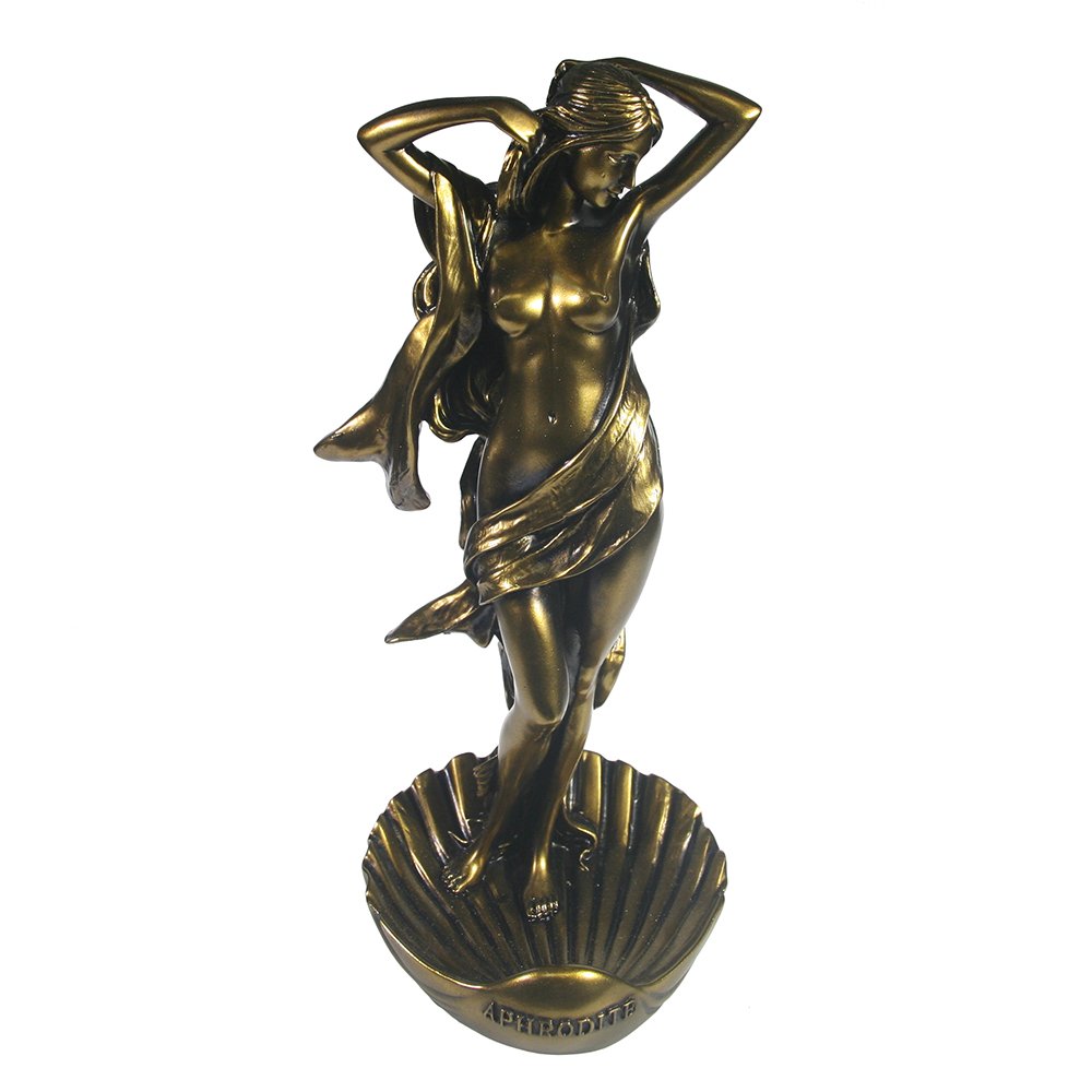Фигура декоративная Афродита (золото) 12,5*13 *31см