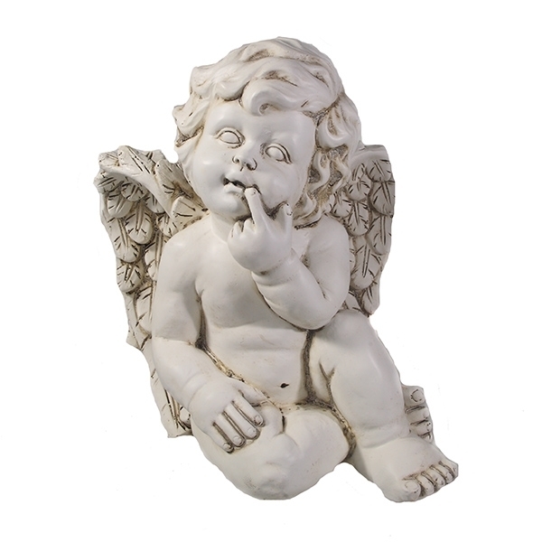 Фигура декоративная Ангел (цвет антик), 23*22*26см