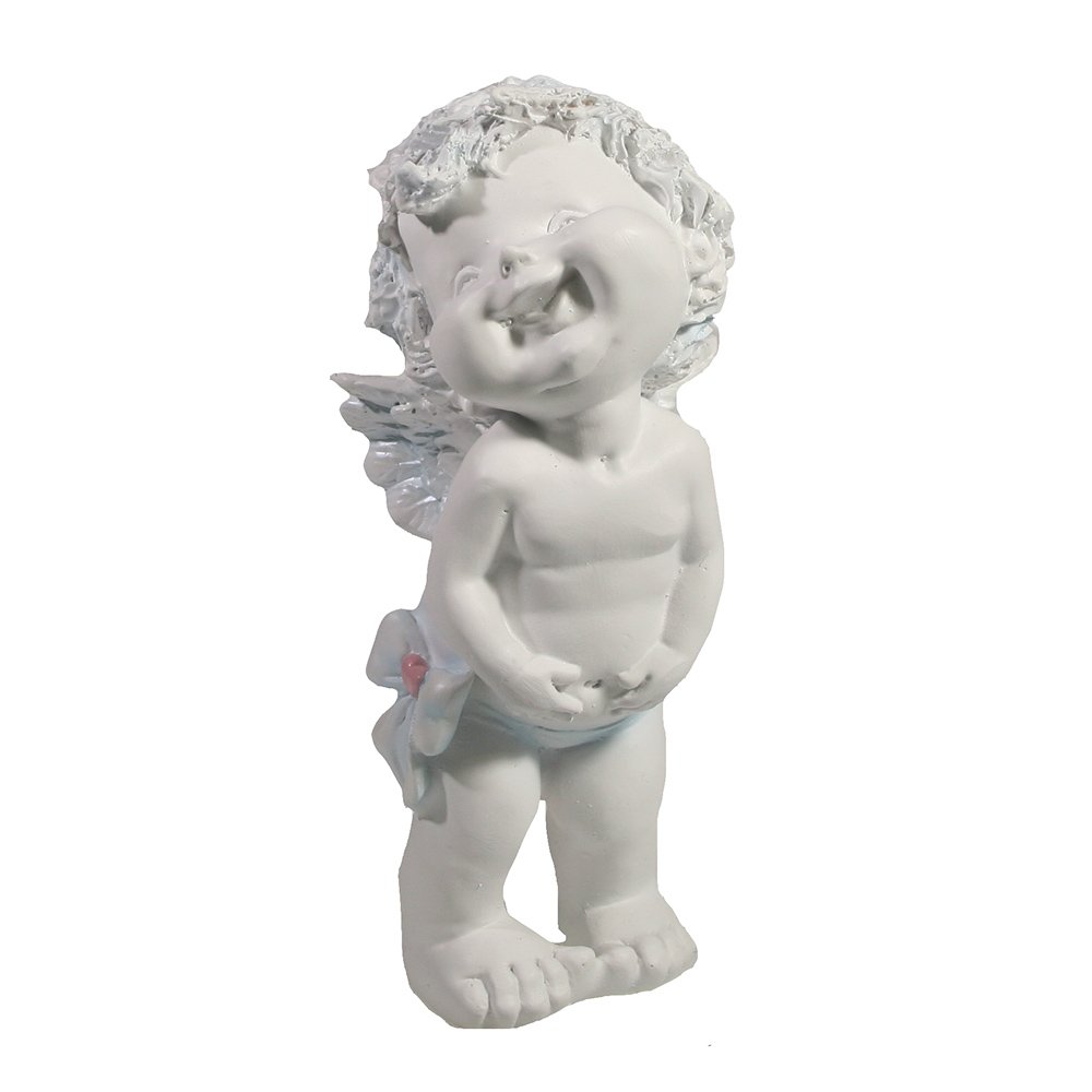 Фигурка Счастливый ангелочек (белый), 7*8*18 см