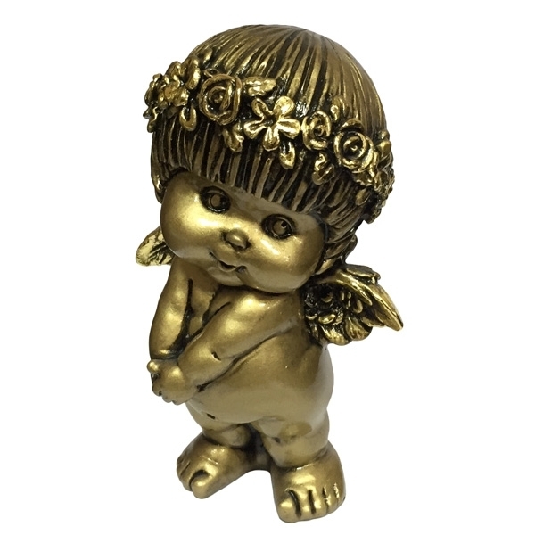 Фигура декоративная Ангел (цвет золото), 10*8*14,5 cм
