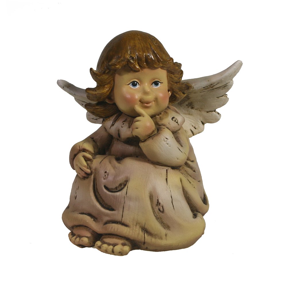 Фигура декоративная Ангелочек (акрил), 7,5*8*8см