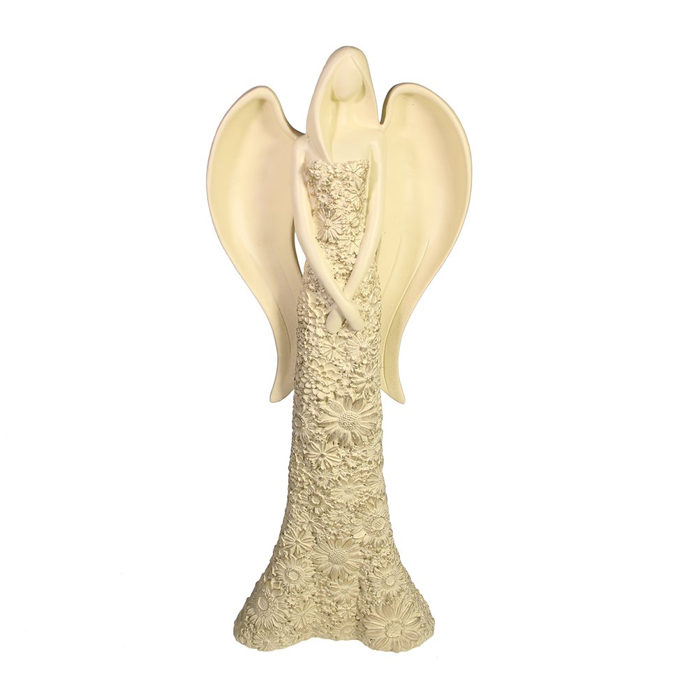 Фигура декоративная Ангел (слоновая кость) 13*6*33 см