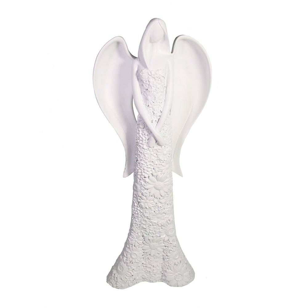 Фигура декоративная Ангел (белый) 13*6*33 см