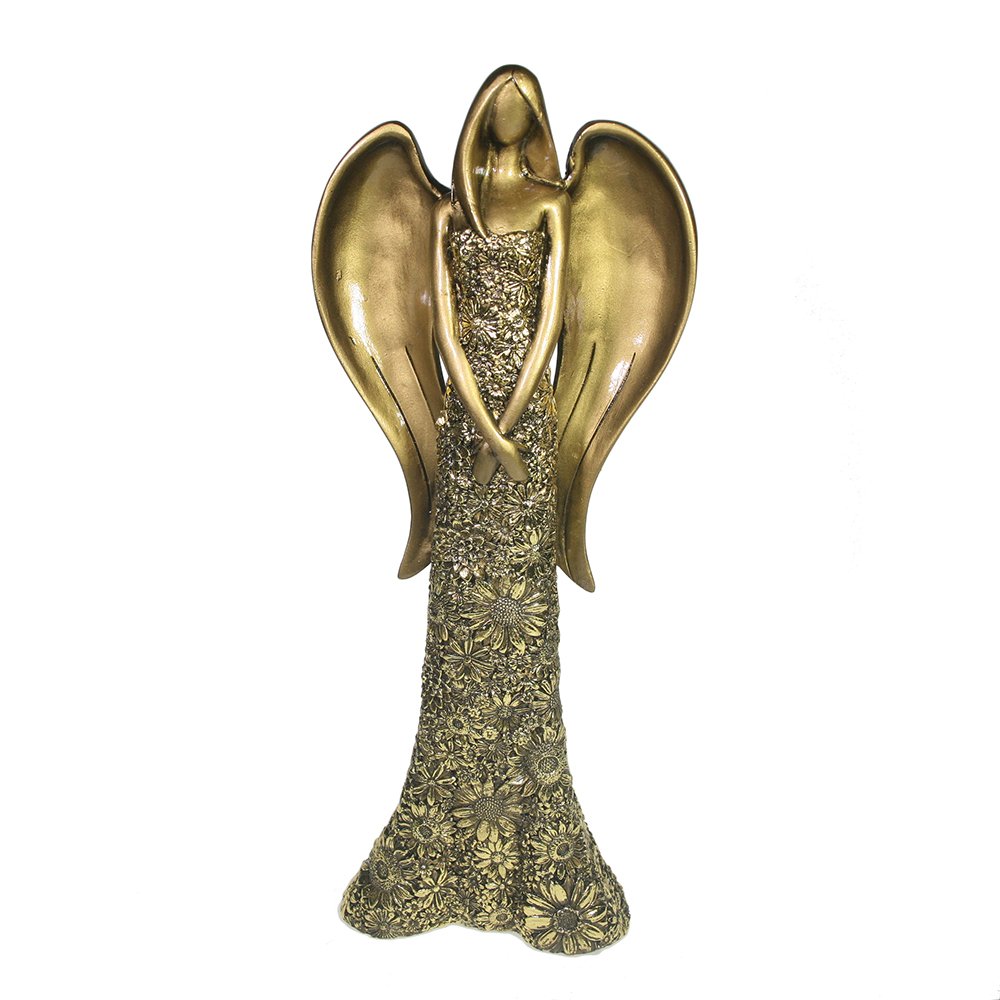 Фигура декоративная Ангел (темное золото) 13*6*33 см