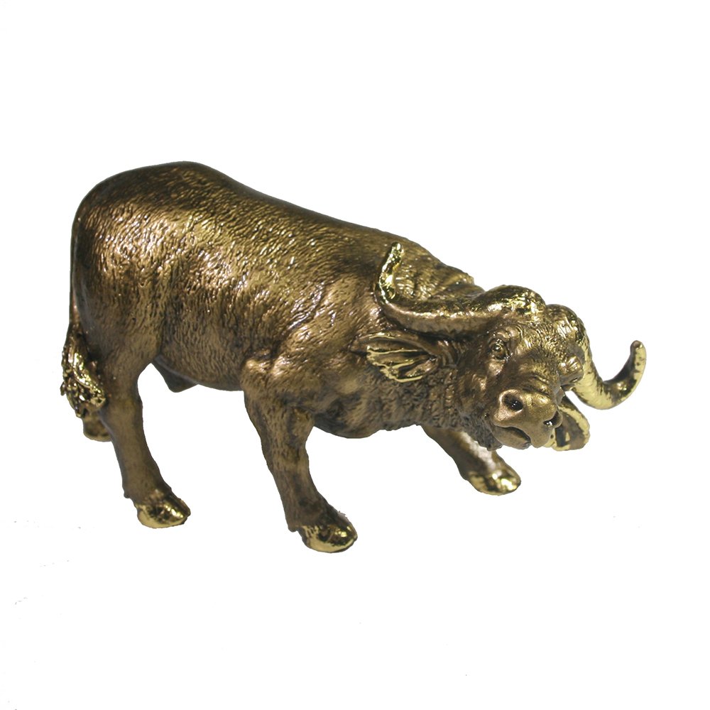Фигура декоративная Буйвол (золото) 12.5*5.5*7.5 см