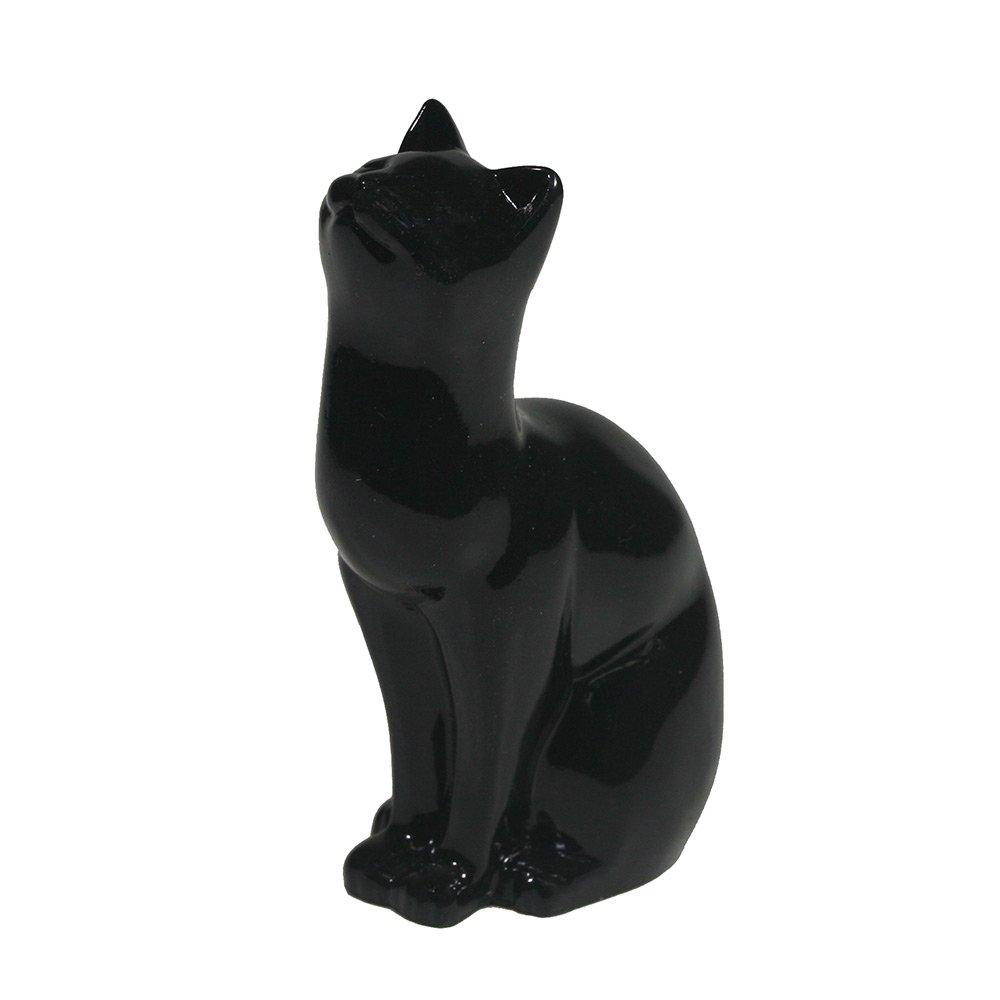 Фигура декоративная Кошка (черный), 6.5*4*9см