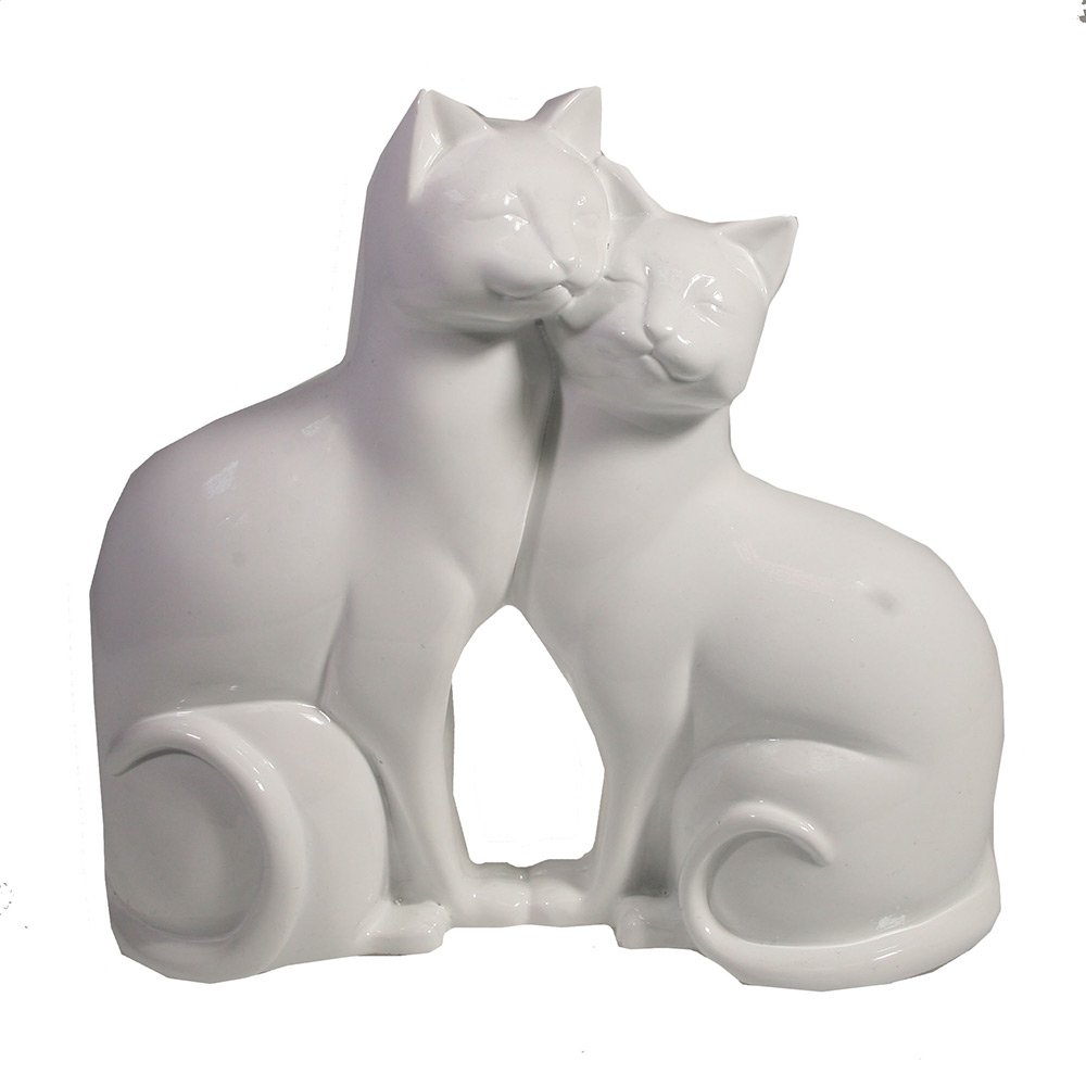 Фигура декоративная Кошки (белые)