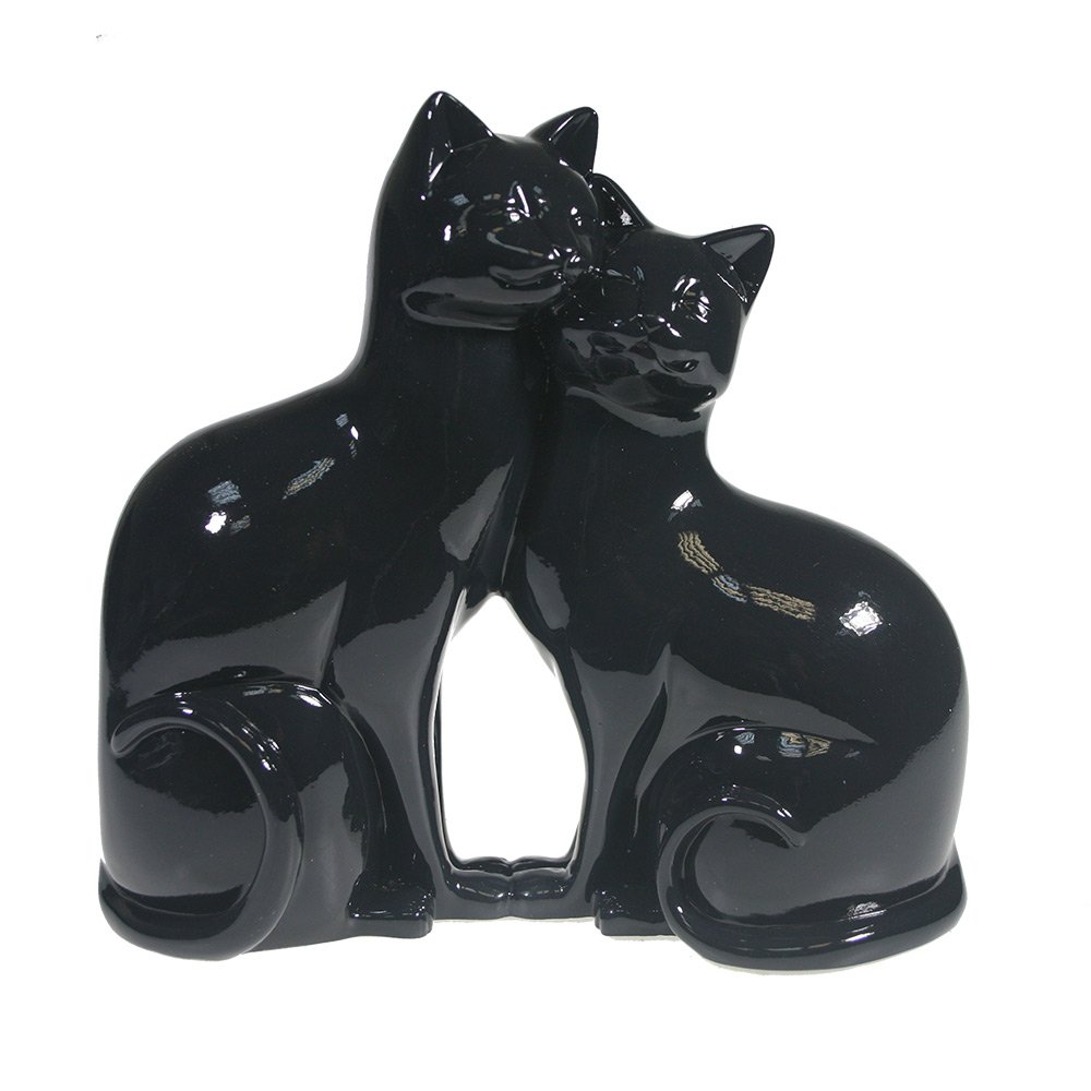 Фигура декоративная Кошки (черный)