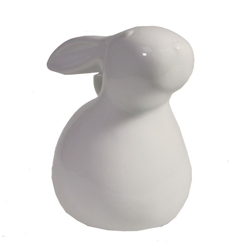 Фигура декоративная Кролик (белый), 8,5*13*12,5см
