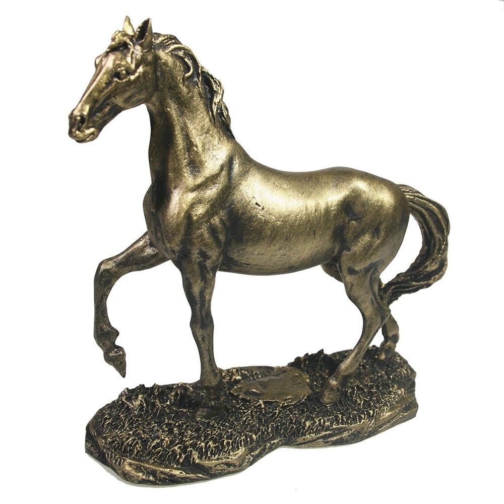 Фигура декоративная Конь (золото), 16*6*16 см