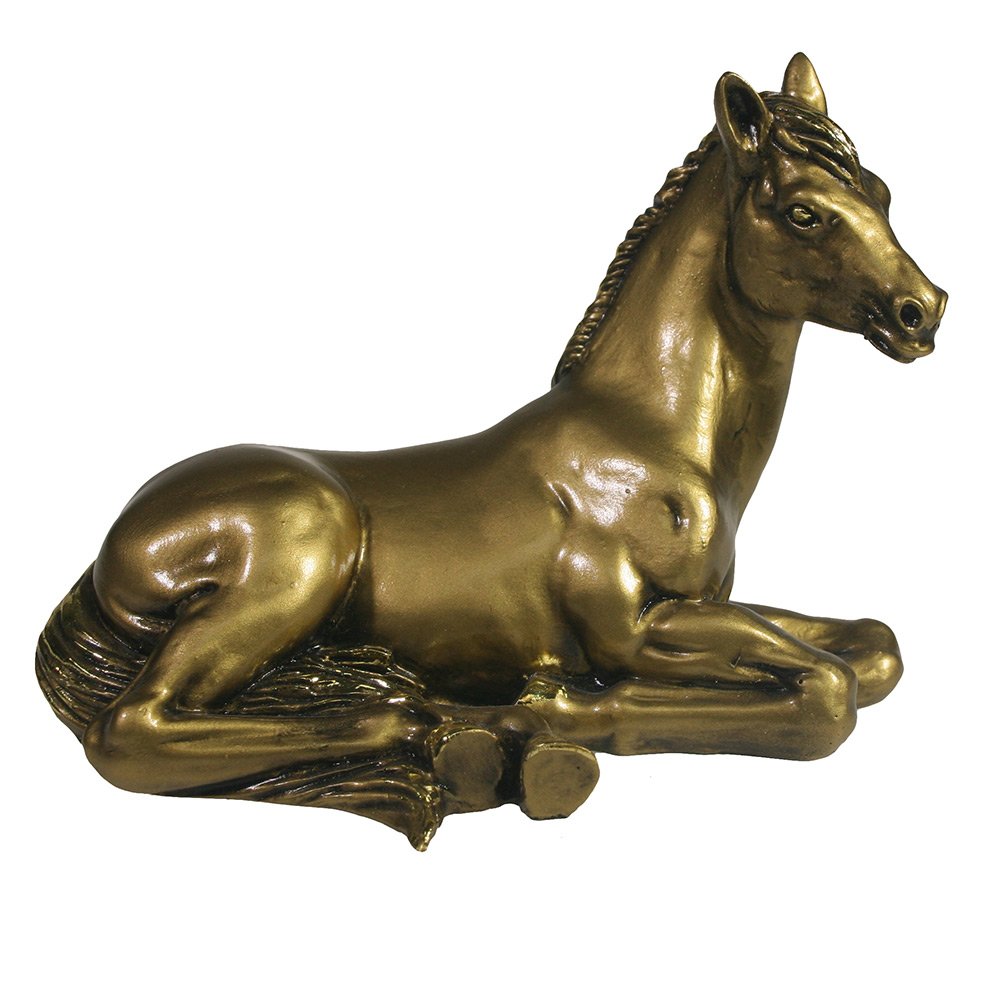 Фигура декоративная Лошадь (золото), 14*8.5*10см