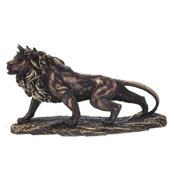 Фигура декоративная Лев (золото), 16*47*26см