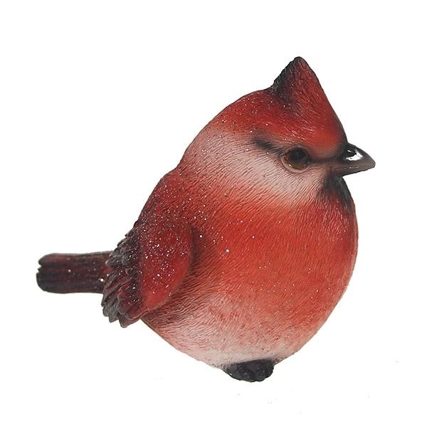 Фигура декоративная Зимородок (красный), 6*9*9см.