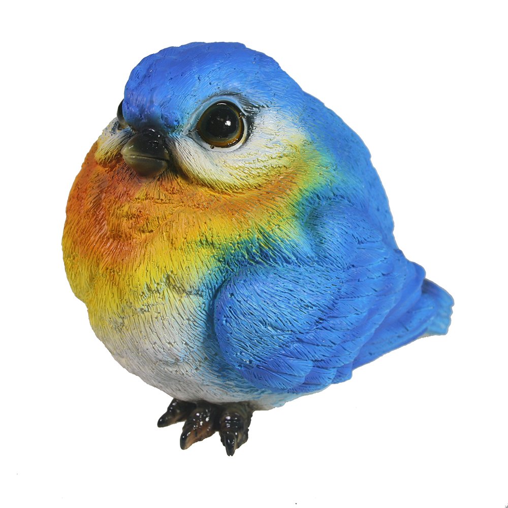 Фигура декоративная Синяя птица 12*10,5*11см