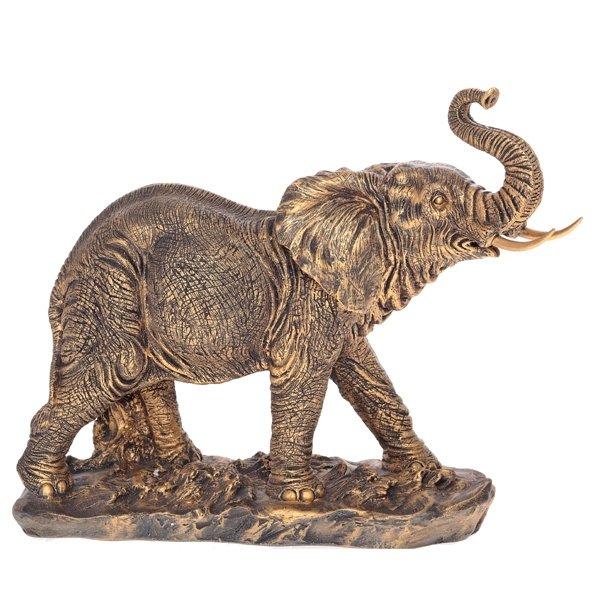 Фигура декоративная Слон (бронза), 43*17*36 см