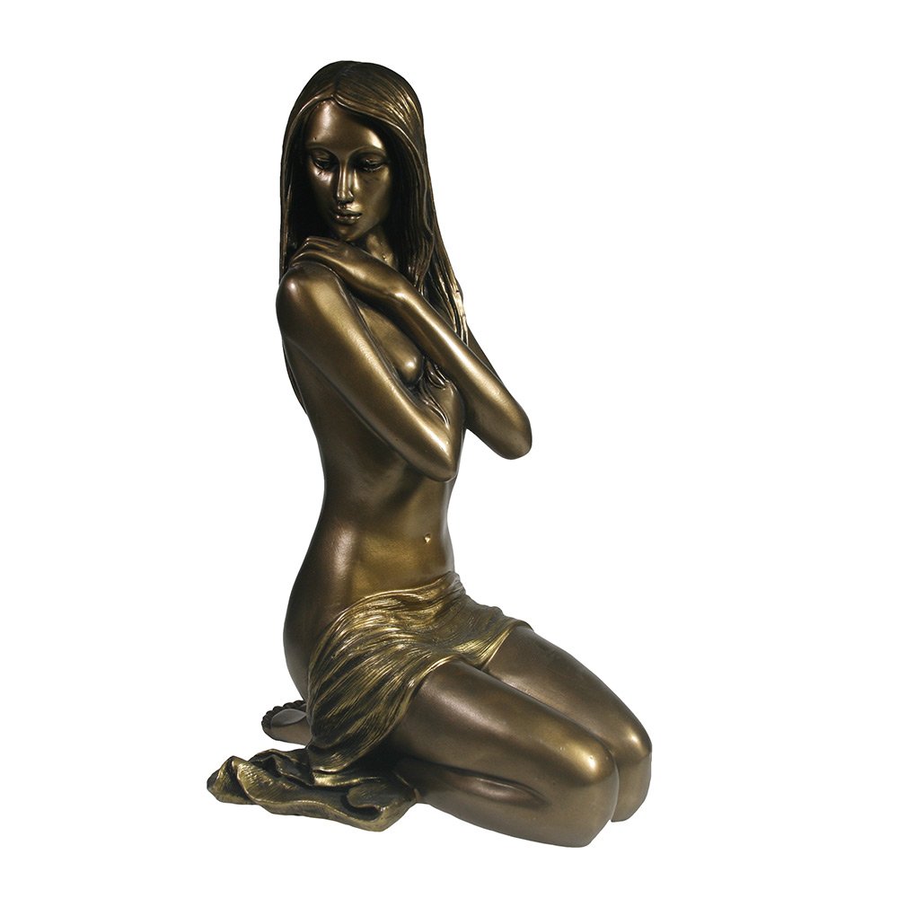 Фигура декоративная Девушка (золото), 19*15.5*30 см