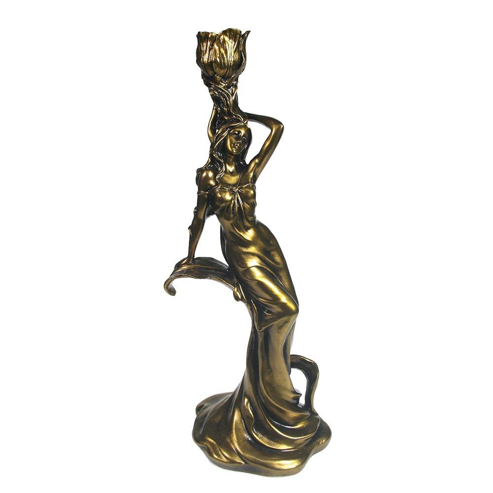 Фигура декоративная Нимфа (золото) 10*12,5 *32см
