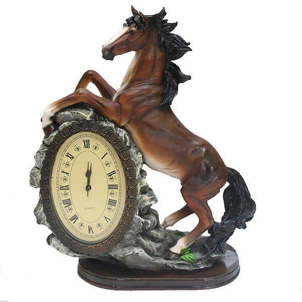 Часы-композиция время Лошадь (акрил), размер 31*15*40см
