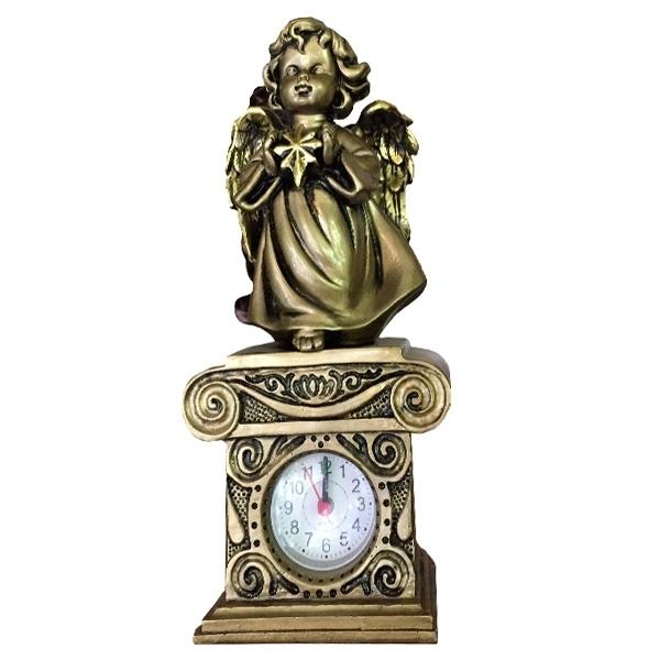 Часы Ангелочек со звездочкой Н25,5см. (позолоч.)