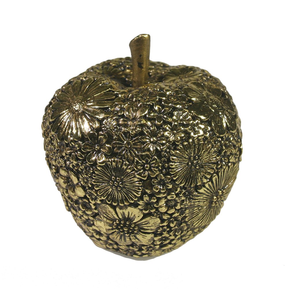 Фигура декоративная Яблоко (темное золото) 8*8*9см