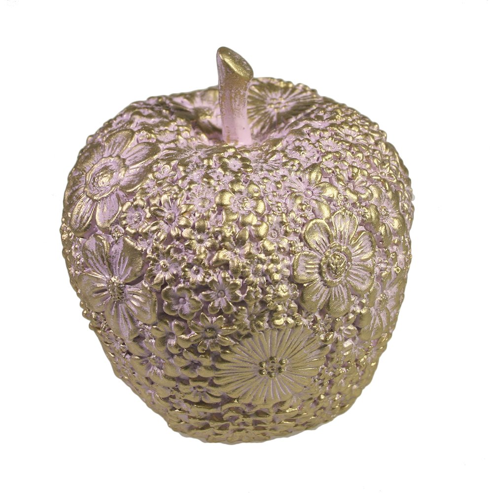 Фигура декоративная Яблоко (розовый) 8*8*9см