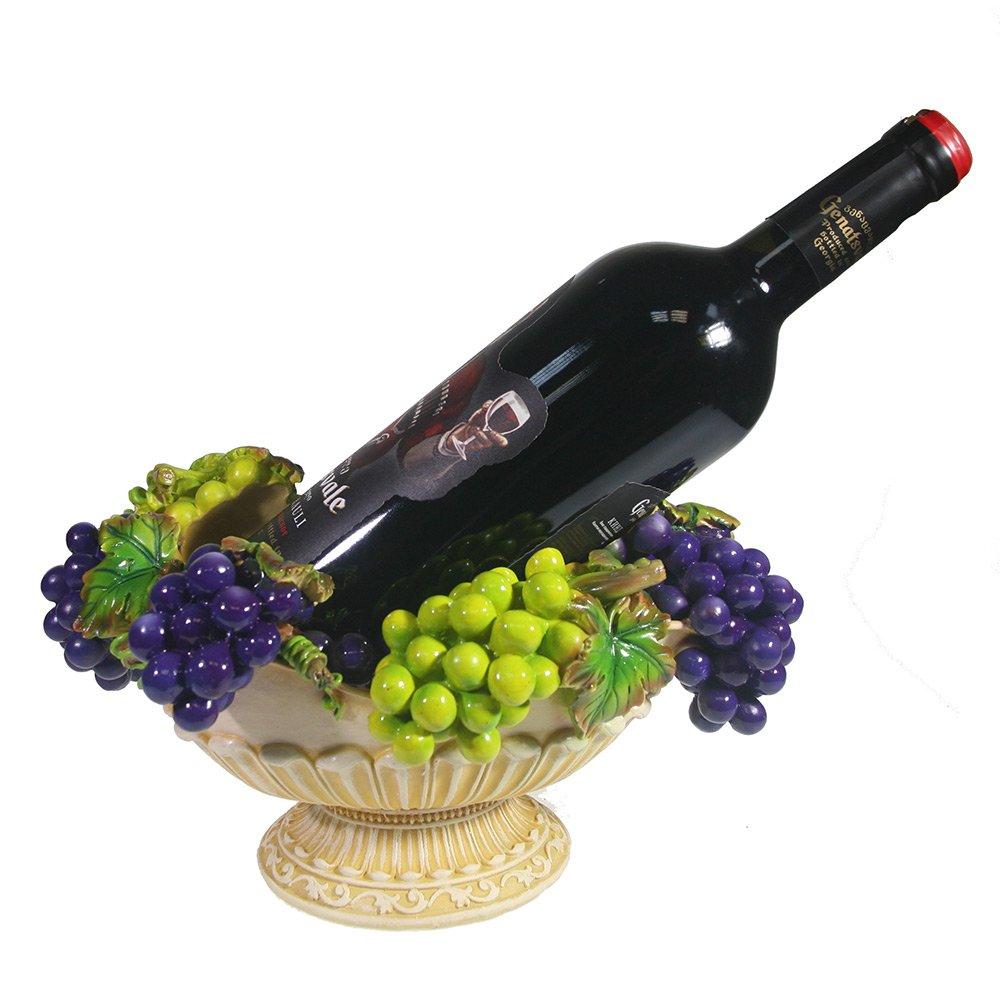 Подставка под бутылку Ваза с виноградом (акрил), 27*18.5*14 см